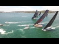 Close call as scallywag nearcollision with traffic patrol boat during race