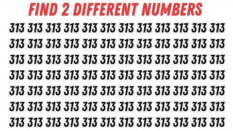 Find the  2 odd numbers🔎🔍 from the group of "313" live challenge