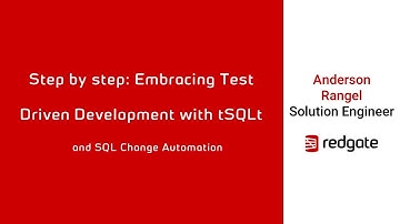 How to Incorporate Test Driven Development With tSQLt | Redgate