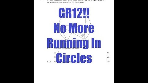 Matric/Gr 12 Mathematics Past Paper 2 2020 Question 8 Circular Geometry And Triangle Proportionality