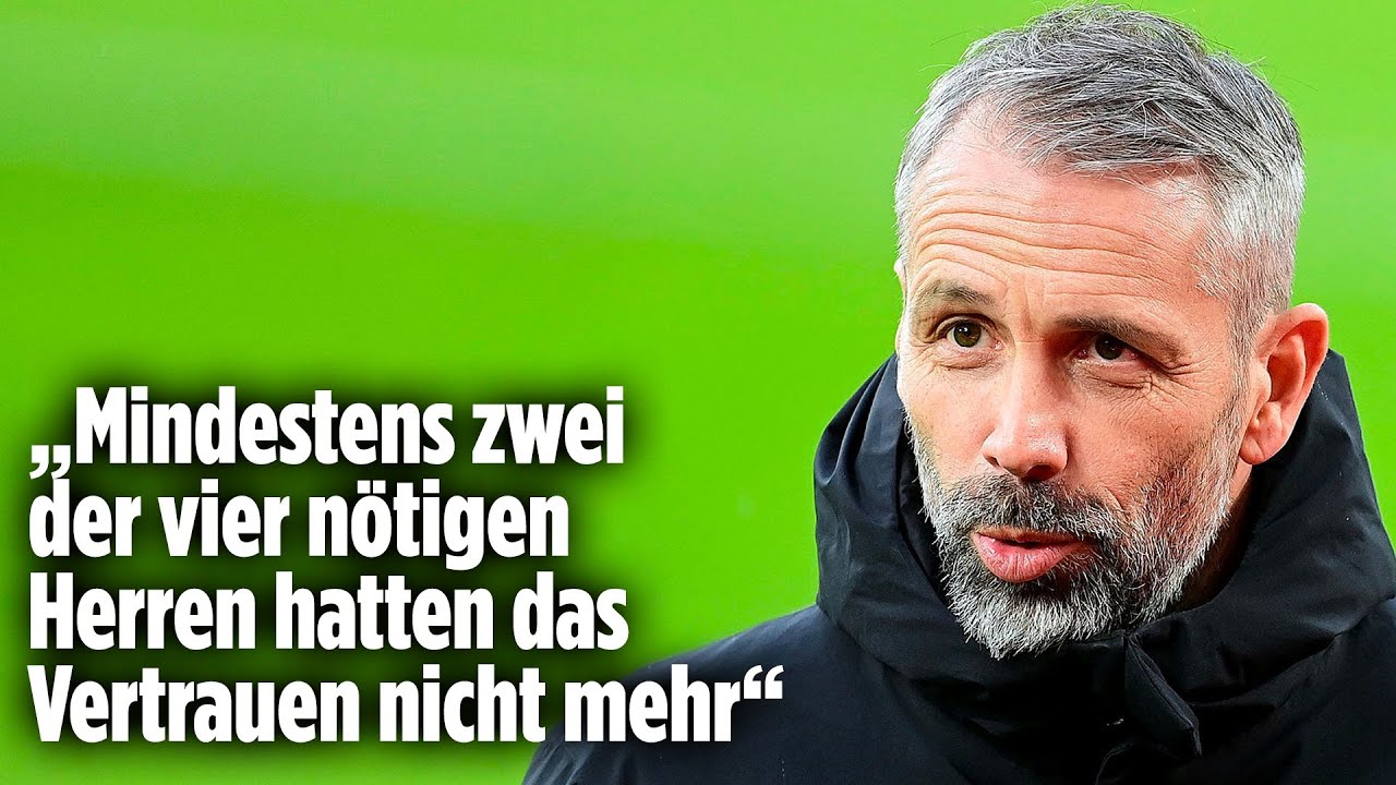 Borussia Dortmund feuert Trainer Marco Rose