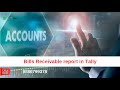 Bills Receivable report in Tally