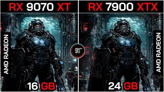 Rx 9070 Xt Vs Rx 7900 Xtx Ryzen 7 9800X3D Test In 10 Games