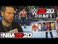 I used WWE 2K20 to draft a NBA 2K20 team