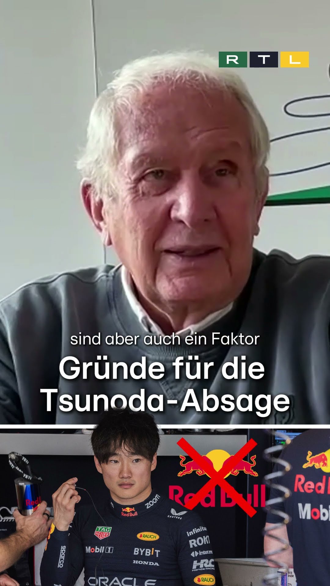 Helmut Marko verrät die Gründe für Tsunoda-Absage bei Red Bull ??