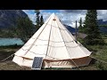 Review - Playdo 4-Season 5-Meter Canvas Bell Tent with Stove Jack