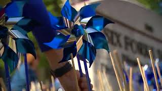 NCDHHS displays thousand of pinwheels to highlight child abuse awarenenss