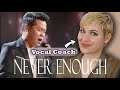 MARCELITO POMOY - Never Enough - Vocal Coach & Professional Singer Reaction ..His growth is amazing!