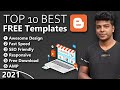 TOP 10 Best FREE Blogger Templates of 2021