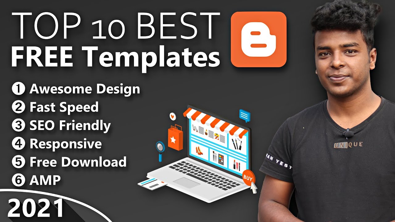 template blogger ฟรี  New Update  TOP 10 Best FREE Blogger Templates of 2021