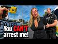 Karen Goes on Rampage, Attacks Bystanders and Police Over Range Rover Dispute - Karen Arrested
