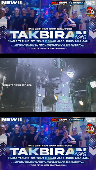 INIKAH YANG KALIAN TUNGGU‼️DJ JINGLE TAKBIRAN BKC TEAM X SINAR JAGO AUDIO TJAP JALU #dj #shorts