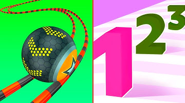 Going Balls VS Number Master Android iOS  ,Walkthrough ,All Level  Ball Colour Run New Update