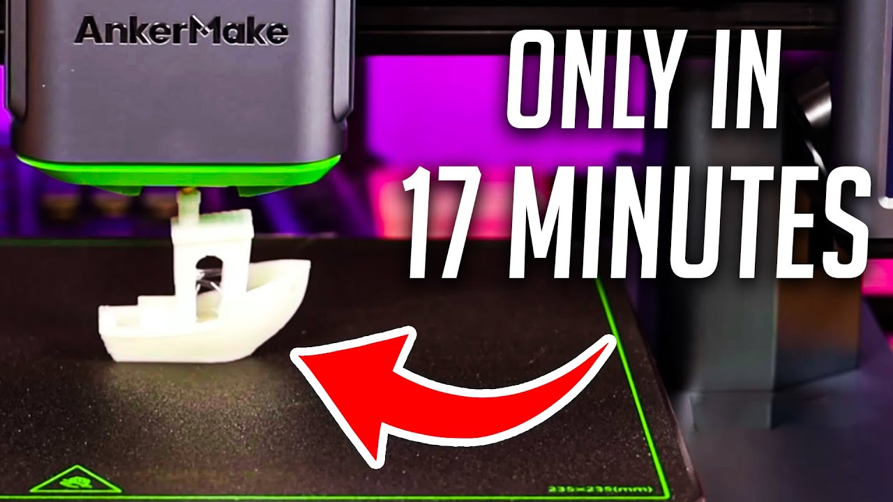 AnkerMake M5 SUPER FAST 3D Printer! UP to 500mm/s! - YouTube