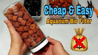 How to make bio filter for fish tank | DIY filter aquarium