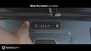 Traveler Choice's Maxporter TC09040 TSA Lock Instructions