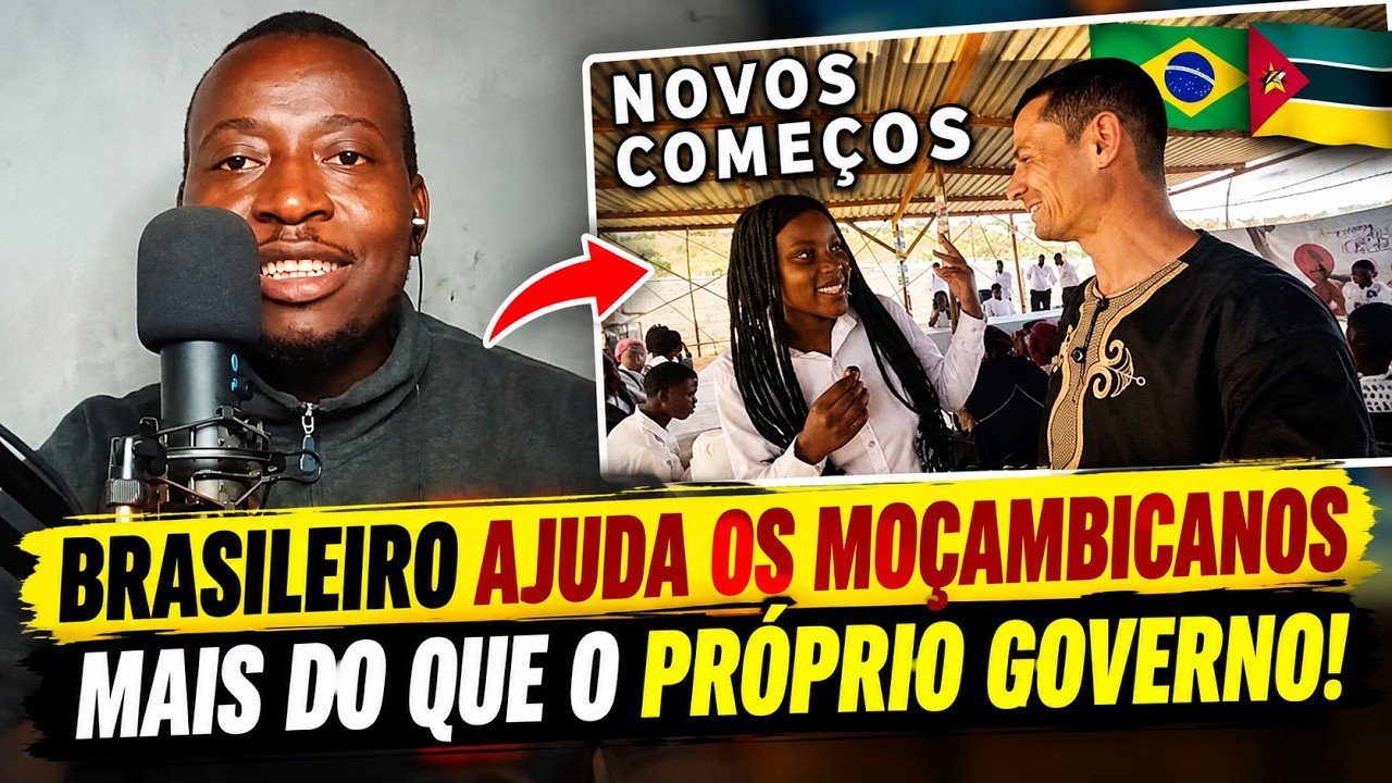 BRASILEIRO FAZ UM TRABALHO DE CARIDADE INCRÍVEL EM MOÇAMBIQUE!