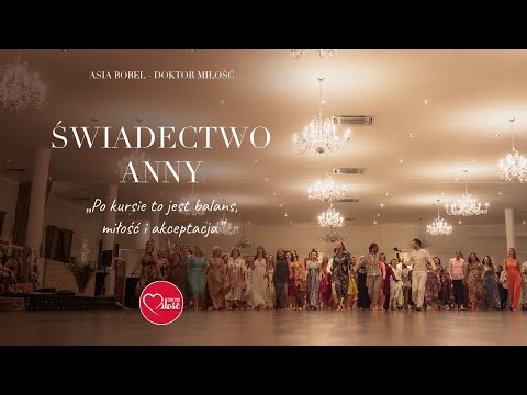 Świadectwo kursantki Anny