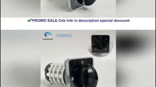 Rotary Knob 6 Position 0-6 YMZ12-20/4 Universal Manual Electrical Changeover Cam Switch 20A 690V 4 S