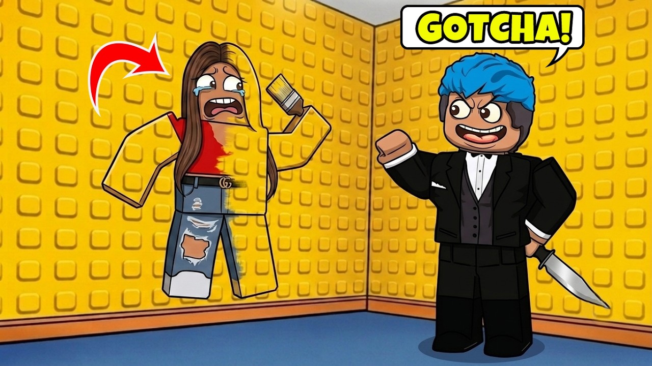 NAKITA AKO NI BOSS EL THE SEEKER! | Roblox | Paint and Seek