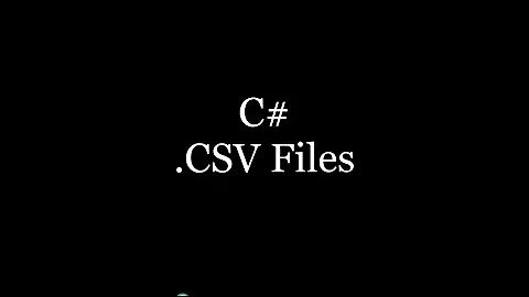 C# CSV Files | Read, Write, Append | HD 720