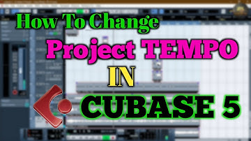 How To Change Project Tempo In Cubase 5