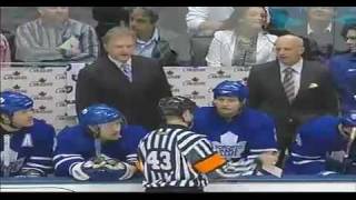 REPLAY Of Grabovski Hits Markov - Leafs vs Habs 4/04/09 Toronto vs Montreal HQ