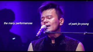 the many performances of park jin-young (aka jay why pee)