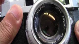 Topcon 35-S TOPCOR 4.4cm f2 / 35-L - YouTube