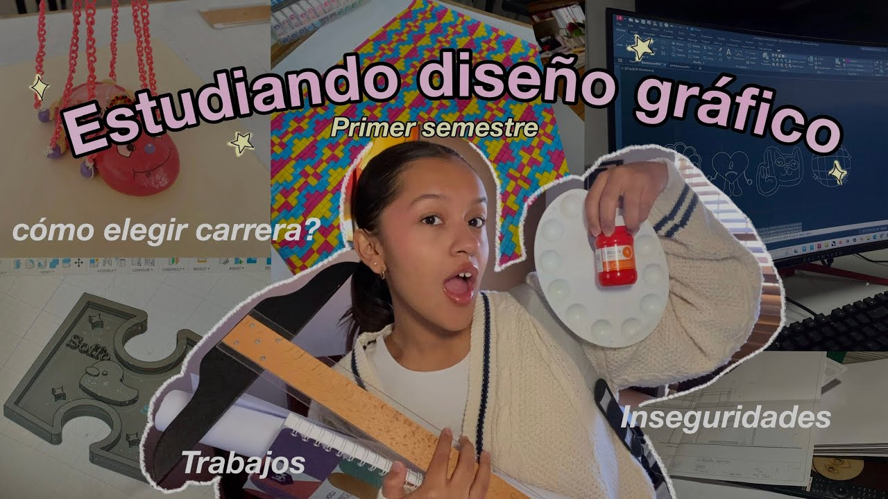 Mi primer semestre de diseño gráfico | mi experiencia :) 🖍️💌✂️
