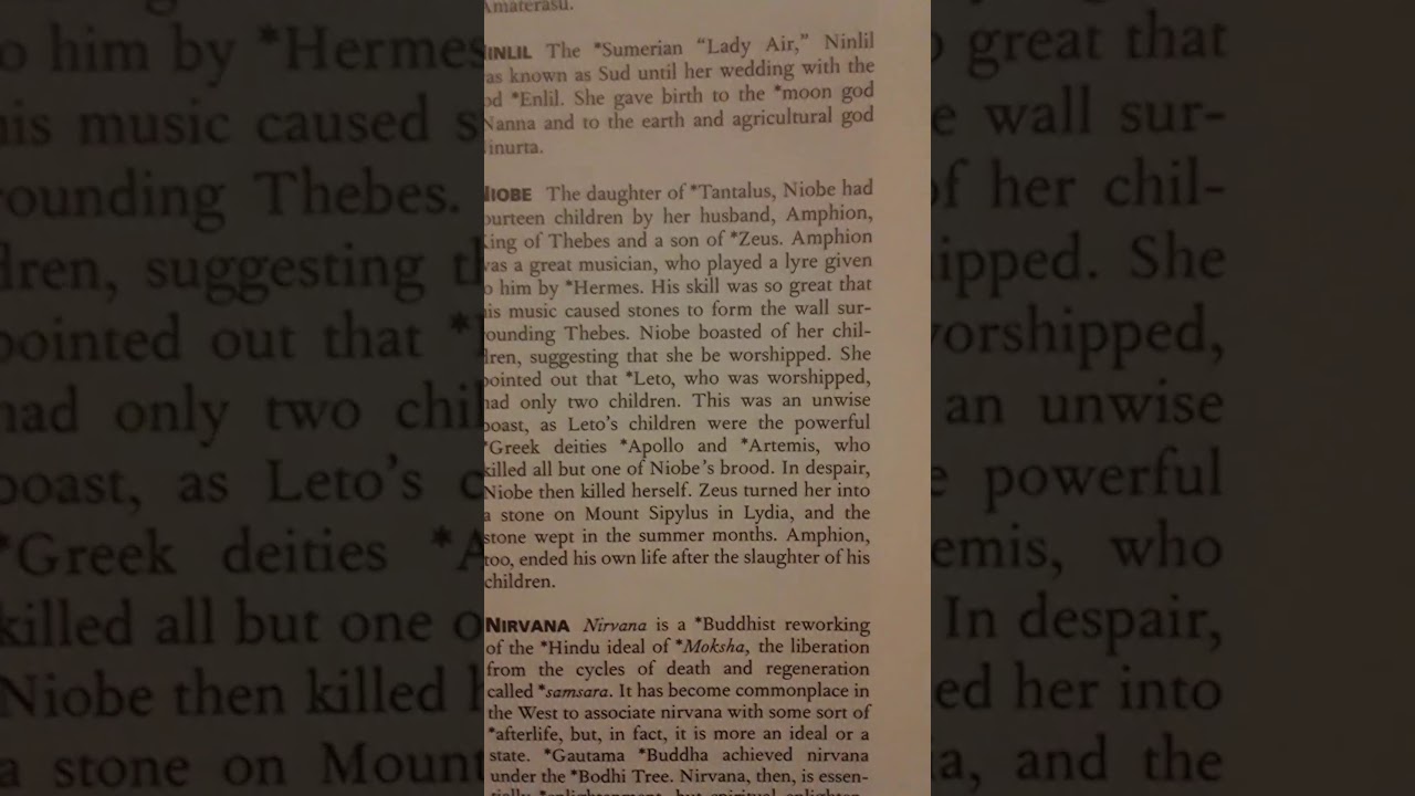 Niobe: World Mythology Series