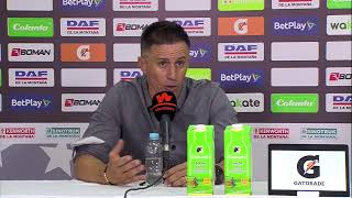 Rueda de prensa de Santa Fe tras su partido ante Once Caldas