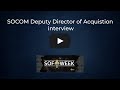 SOF Week 2023: Deputy Director of Acquisition interview