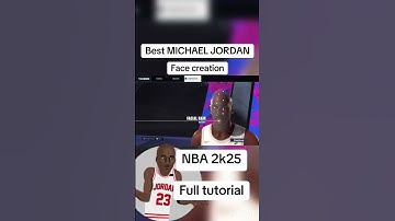 Best MICHAEL JORDAN face creation! NBA 2k25! #2k25 #basketballplayer #michaeljordan #myplayerbuilder