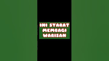 MEMBAGI WARISAN SAMA RATA ! Boleh atau Tidak ??  #ceramah #uas #ustadabdussomad #fyp