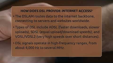 How Does DSL Provide Internet Access? - Talking Tech Trends