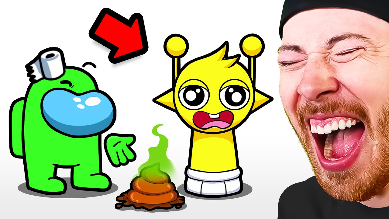 MINI CREWMATE VS SPRUNKI BABY CHARACTERS?! (Among Us)