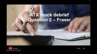 ATXUK PreJune 2024 Mock Debrief (Q2)