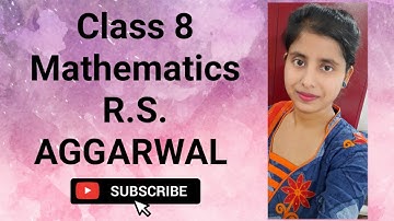 class 8 maths. R.S. Aggarwal. Q- 3 & 4 of Ex- 5 A of chapter -5 ( playing with numbers ). Top Videos