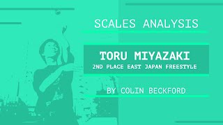 Scales Analysis - Toru Miyazaki 2020 East Japan Freestyle