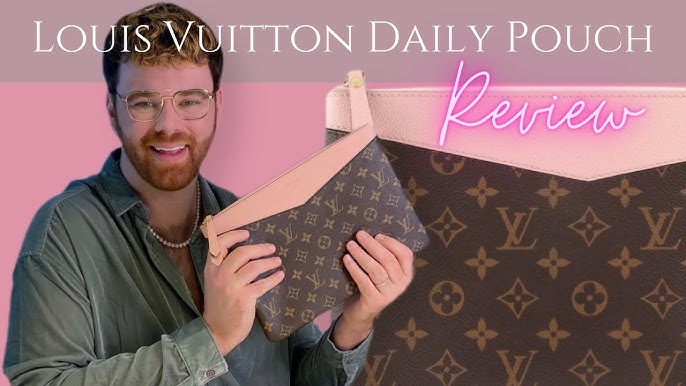 LOUIS VUITTON DAILY POUCH AND CARD HOLDER 