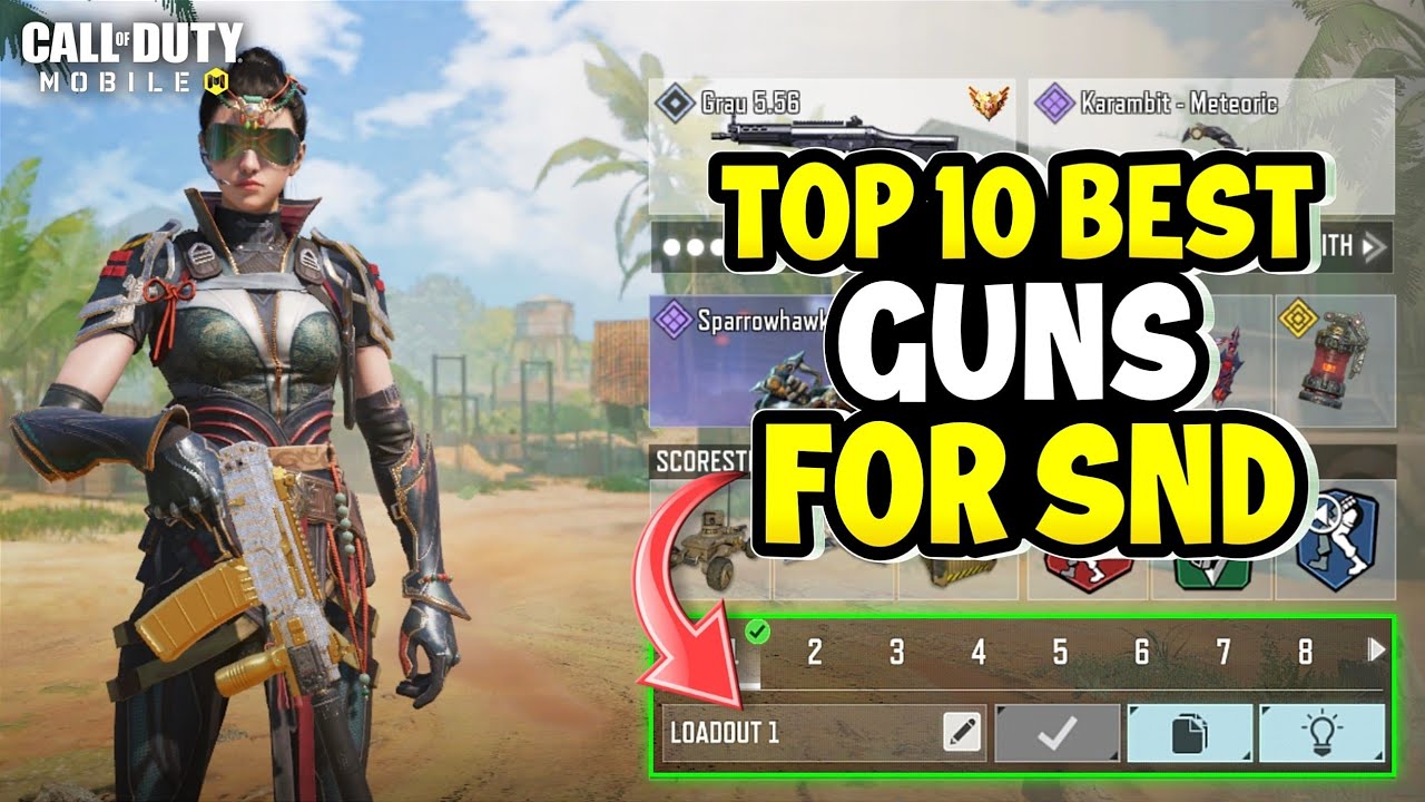Top 10 Best Guns for Search & Destroy in CODM Season 9 Gunsmith