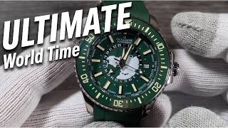 The MOST EXTREME World Timer Oceaneva 6000m Titanium GMT Review