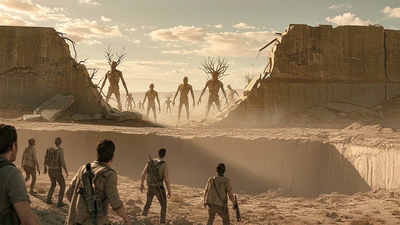 В будущем последняя цивилизация строит огромные стены, чтобы удержать монстров в далеких землях