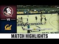 Florida State vs. Cal Match Highlights | 2025 ACC Volleyball