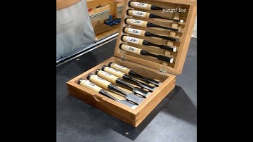 Crafting a Handmade Chisel Storage Box | Elegant Japanese Tool Case