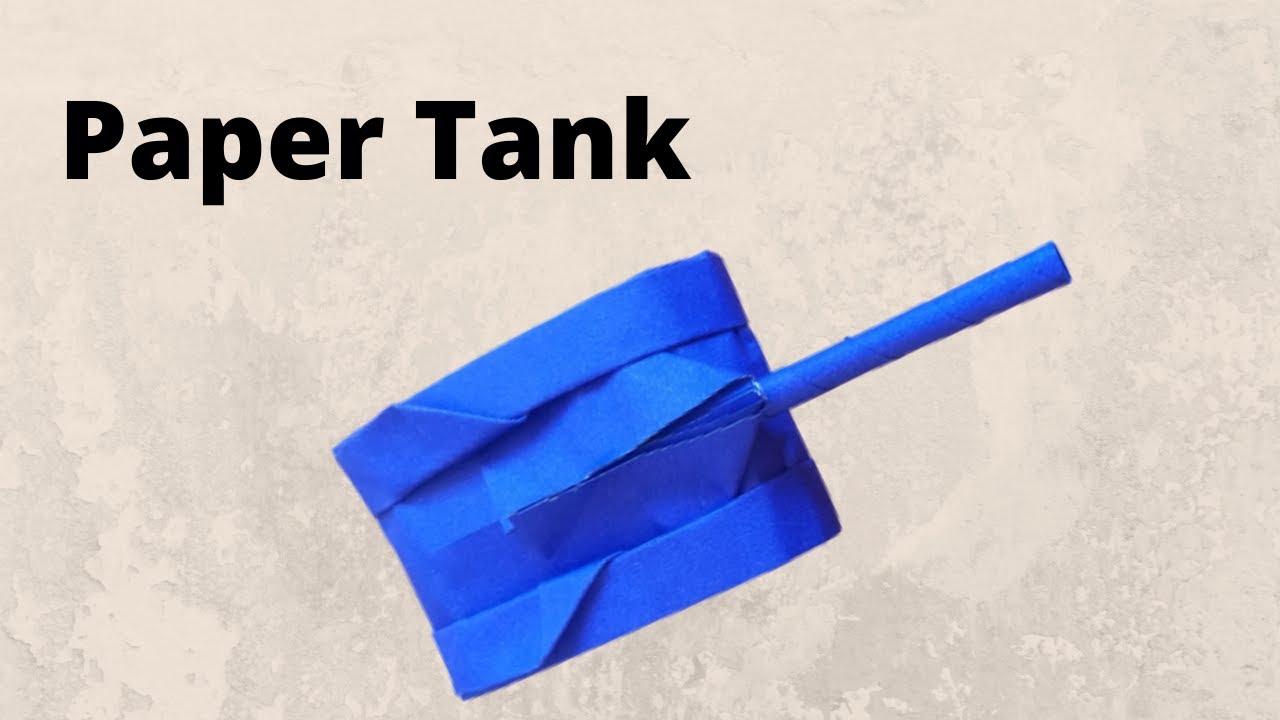 How to Make a Paper Tank - Easy Tutorials | Crafty Ujjawal
