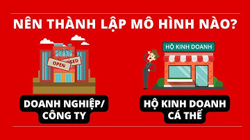 Nên thành lập công ty hay hộ kinh doanh cá thể?