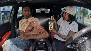 Secretly Spraying Dog Flea Spray On Loaded Until He Notices..