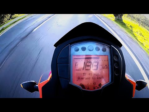 KTM Duke 200 top speed. - YouTube